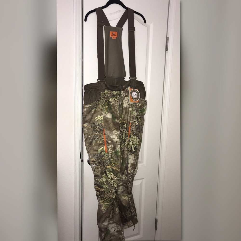 Field & Stream Men XL Softshell pant overalls bib
